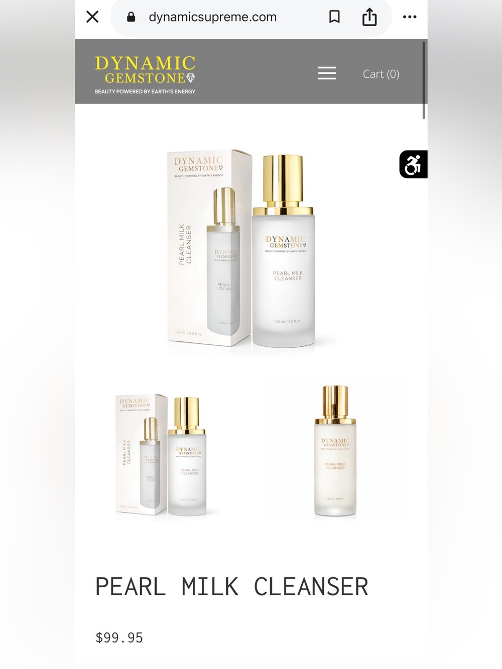 NIB✨Dynamic Gemstone Pearl Milk Cleanser - Picture 4 of 5
